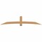 Ekena Millwork Bellingham Timber Gable Bracket, Western Red Cedar, 108"W x 22"H x 5 1/2"D x 5 1/2"F, 5/12 Pitch GBW108X22X0606BEL00SWR - alternate 1